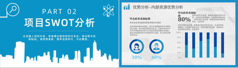 市场战略分析SWOT项目案例分析梳理知识培训讲座通用PPT模板-4