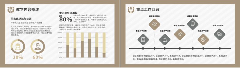 教师个人周工作计划学校教学工作总结汇报PPT模板-3