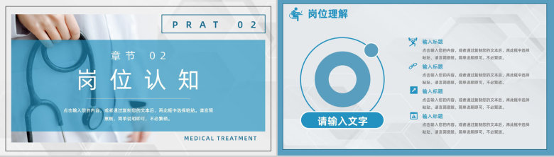 大气医疗医学工作计划工作总结PPT模板-5