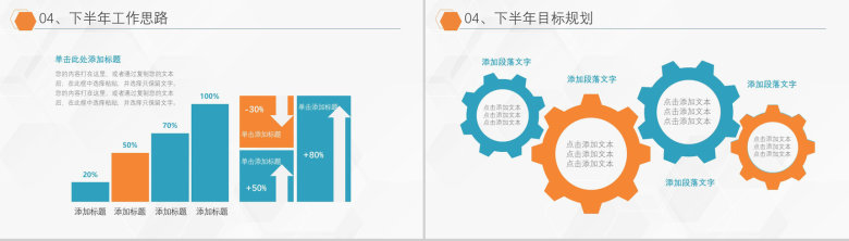 商务风格企业公司年终总结汇报PPT模板-13