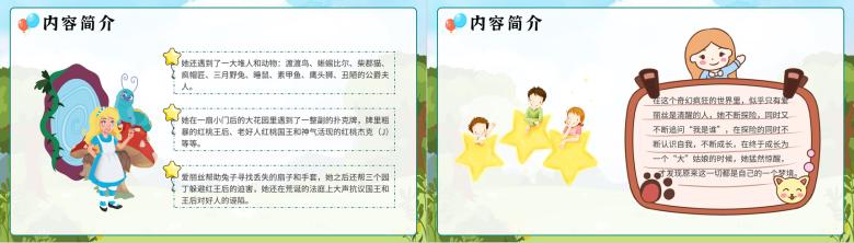 中小学必读儿童文学《爱丽丝漫游奇境记》刘易斯卡罗尔作品鉴赏知识点梳理PPT模板-5