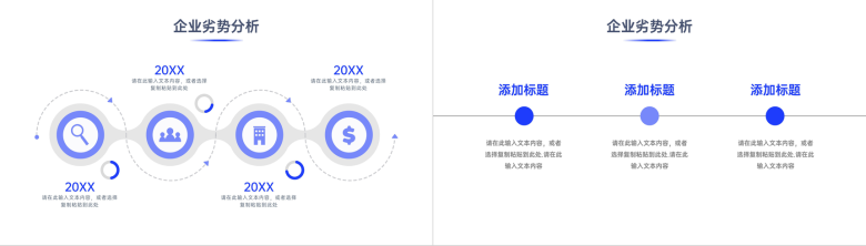 企业项目产品SWOT矩阵分析数据整理新员工入职培训报告PPT模板-5