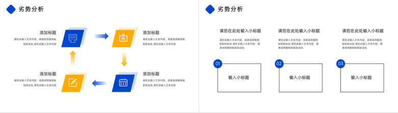 大学生创新创业项目数据SWOT分析专用PPT模板-6