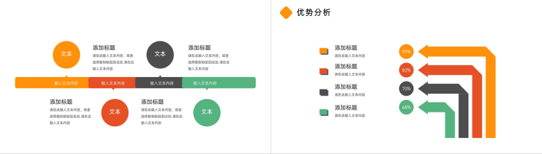 公司项目产品SWOT矩阵分析数据整理报告PPT模板-4