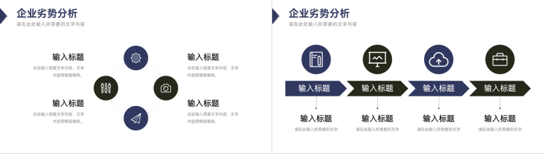 大气商务风企业项目SWOT分析学习汇报通用PPT模板-5