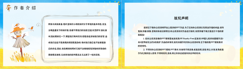 中国著名作家叶圣陶代表作《稻草人》名著知识点梳理作品解析课件PPT模板-10