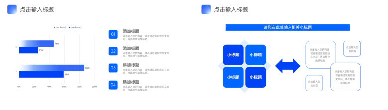 经典蓝色述职报告工作汇报PPT模板-4