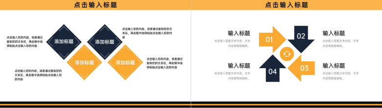 黄黑撞色员工工作效率培训课程学习PPT模板-3