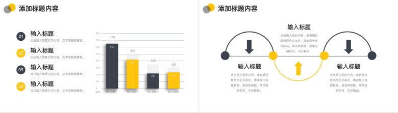 黄色简约公司早会总结部门例会沟通PPT模板-4