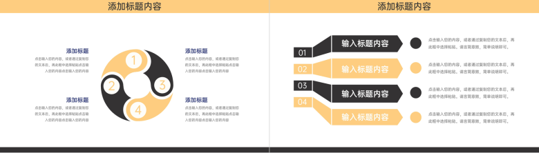 黄黑商务风企业年度培训计划公司制度介绍PPT模板-5