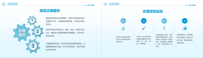 简约高血压护理查房护士通用PPT模板-8