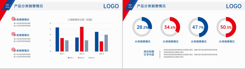 撞色商务风公司市场销售部项目经理述职汇报PPT模板-7