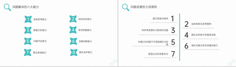 绿色商务问题分析与解决技巧培训思维训练课程PPT模板-17