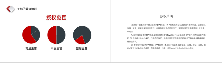 红色商务风企业中层管理领导干部培训学习PPT模板-14