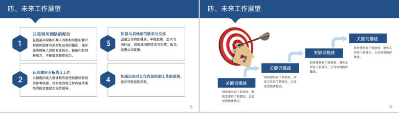 蓝色大气财务会计年中总结报告工作成果展示PPT模板-10