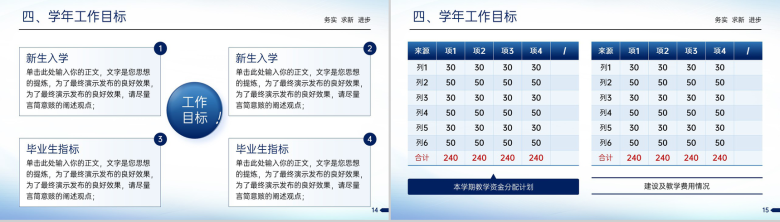 简约风学校年度工作会议项目计划汇报PPT模板-8