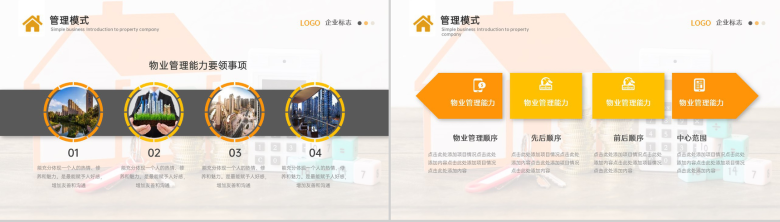 黄白撞色商务风物业公司介绍管理制度规划PPT模板-10