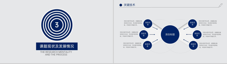 蓝色简约大气风毕业答辩研究思路及过程PPT模板-9