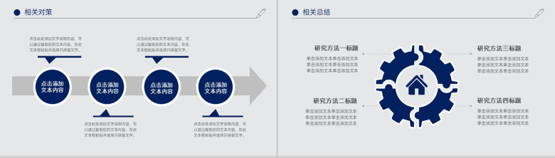 蓝色简约大气风毕业答辩研究思路及过程PPT模板-16