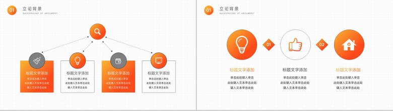 橙色商务风应用语言学专业毕业答辩研究方法展示PPT模板-3