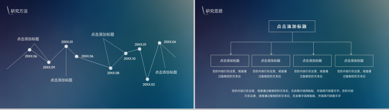 蓝色商务风电子商务专业毕业答辩研究思路及过程PPT模板-6