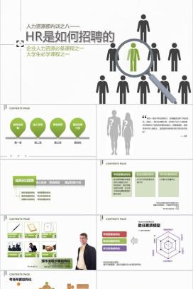 企业培训人力资源通用PPT模板