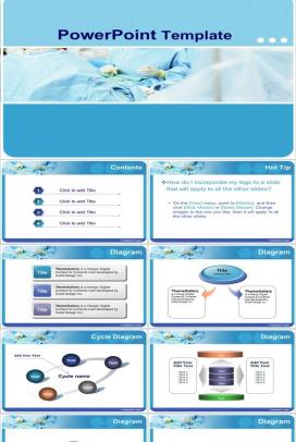清新实用医学PPT模板