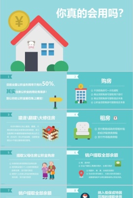 动漫理财清晰专用PPT模板